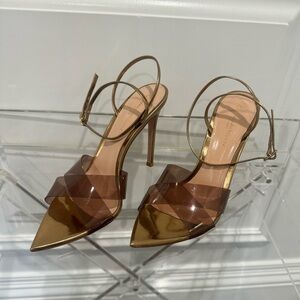 Gianvito Rossi stark Lexi ankle strap heels size 37